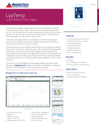 Thumbnail of document Data Sheet - LyoTemp Data Logger